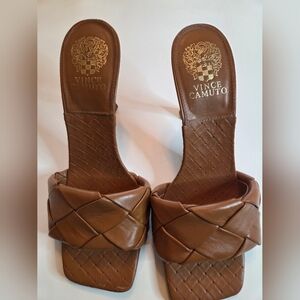 Vince Camuto Women's Brown Woven Sandals